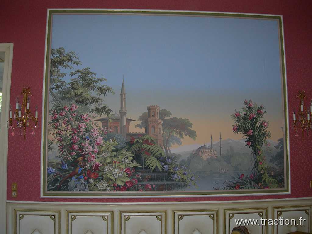 20080921 7 Rixheim 14.jpg - 21/09/2008 - 68170 RIXHEIMCLUB DE VƒHICULES ANCIENS D'ALSACE-MULHOUSE - CVAAM25�mes JOURNƒES EUROPƒENNES DU PATRIMOINEVisite de l'H™tel de Ville - Salle des MariagesPapier Peint Panoramique " L'Eldorado " - 1849
